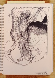 2023 - Pohyb = dar, pero, 20 x 15 cm